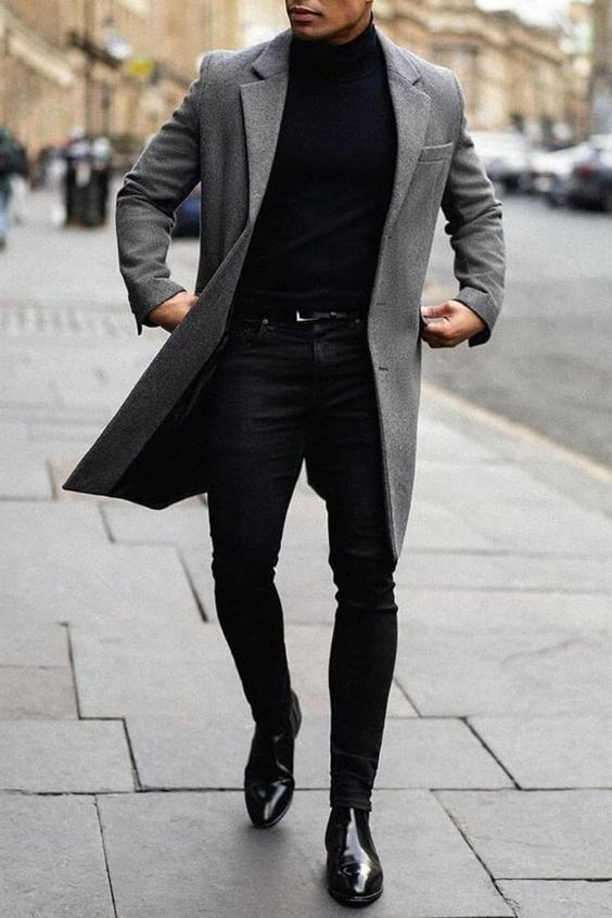 Plaid Blazer & Turtleneck Plaid Blazer & Turtleneck